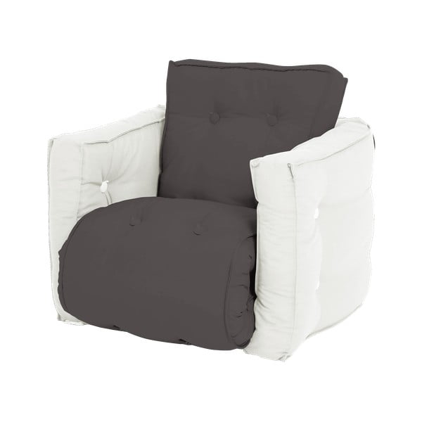 Dječja sklopiva stolica Karup Design Mini Dice Dark Grey / Creamy