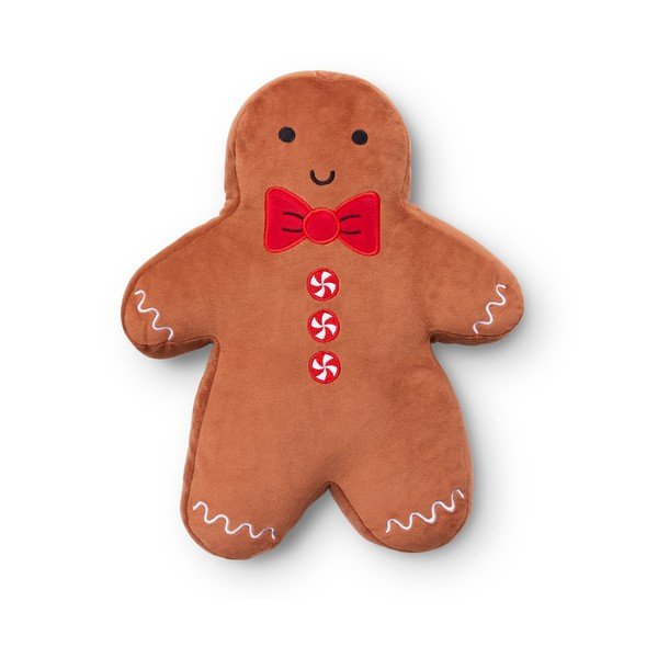 Ukrasni jastuk s božićnim motivom od samta 28x37 cm Gingerbread – Catherine Lansfield-image-2