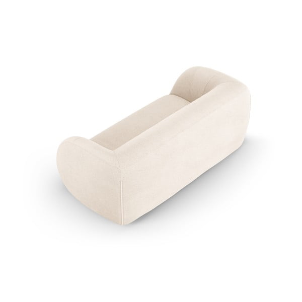 Krem sofa od bouclé tkanine 210 cm Essen – Cosmopolitan Design-image-3