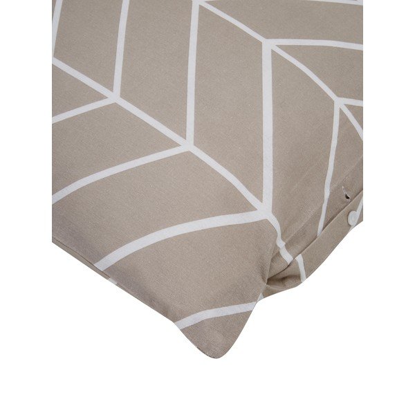 Bež flanel posteljina Westwing Collection Yule, 155 x 220 cm-image-1