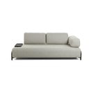 Bež-siva sofa s malim prostorom za odlaganje La Forma Compo