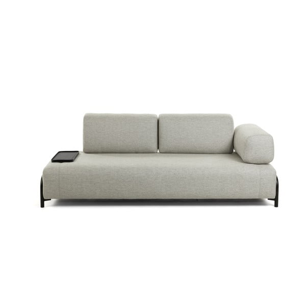 Bež-siva sofa s malim prostorom za odlaganje La Forma Compo