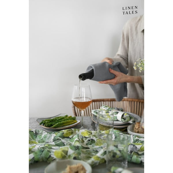 Lanena kuhinjska krpa 45x65 cm Khaki – Linen Tales-image-4