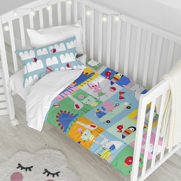 Dječija pamučna posteljina Moshi Moshi Patchwork, 100 x 120 cm-image-4