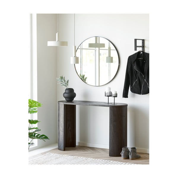 Crna staklena vaza (visina 20 cm) Vera – House Nordic-image-3