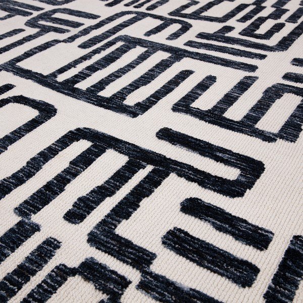 Crno-bijeli tepih 200x290 cm Mason – Asiatic Carpets-image-1