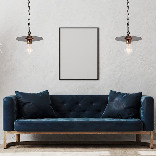 Crna viseća lampa - LAMKUR-image-3