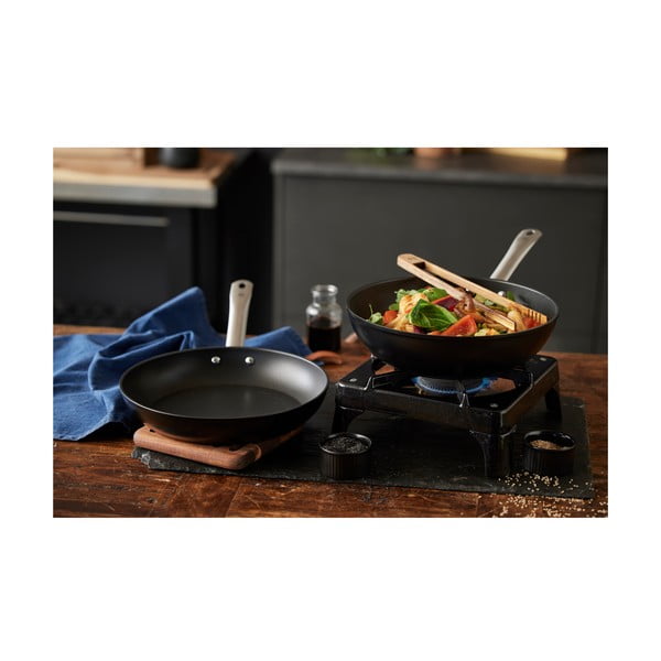 Wok aluminijska tava s neprijanjajućom površinom ø 28 cm – Holm-image-2