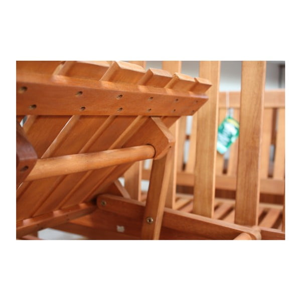 Vrtna klupa s pomoćnim stolićem od drveta eukaliptusa Garden Pleasure Phuket-image-2