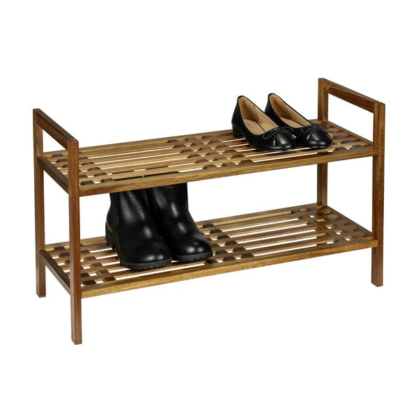 Stalak za cipele od masivnog bagrema u prirodnoj boji 69x40,5x27 cm Fondi – Wenko-image-2