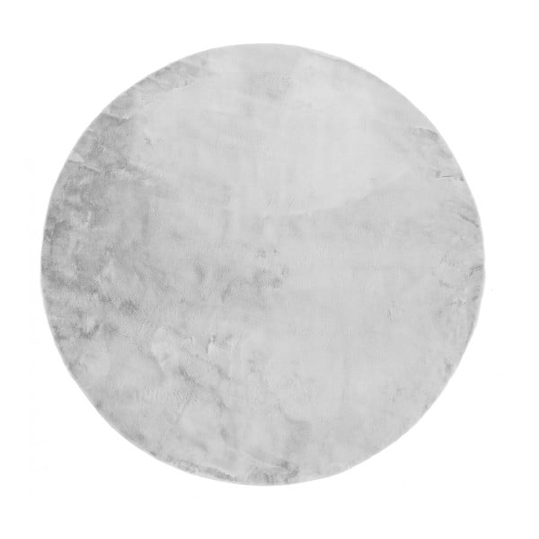 Svijetlo sivi perivi okrugli tepih ø 80 cm Pelush Grey – Mila Home