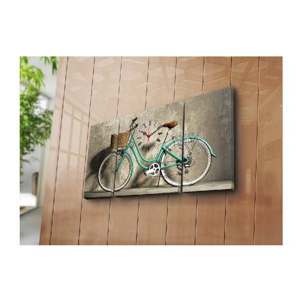 Slika i zidni sat Bicikl,84 x 45 cm-image-2