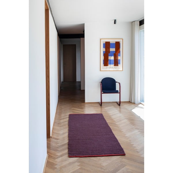 Bordo jutena staza 80x245 cm Notes – Mette Ditmer Denmark-image-1