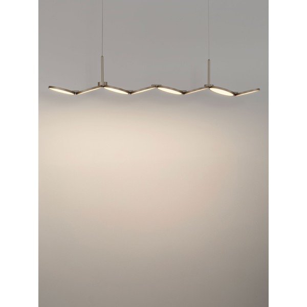 LED viseća svjetiljka aluminijska s mogućnosti zatamnjivanja mat zlatna Vea – Nova Luce-image-4