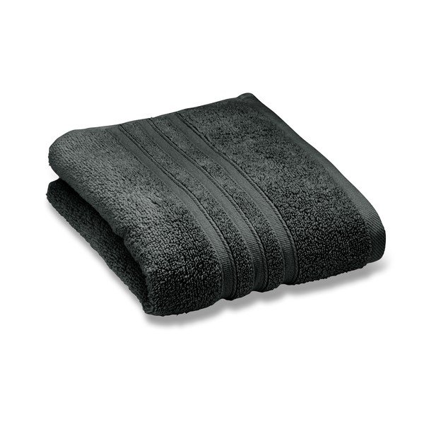 Tamno sivi pamučan ručnik od frotira 50x85 cm Zero Twist – Catherine Lansfield
