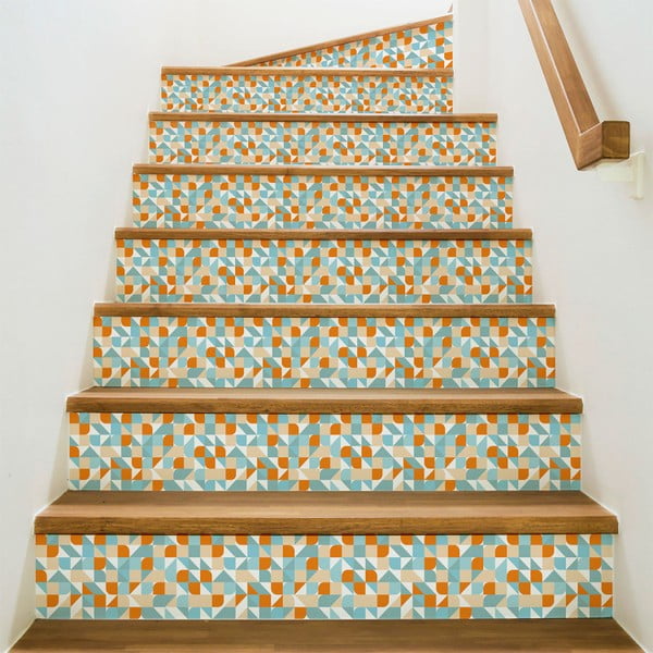 Set od 2 naljepnice za stepenice Ambiance Stairs Stickers Aslonug, 15 x 105 cm