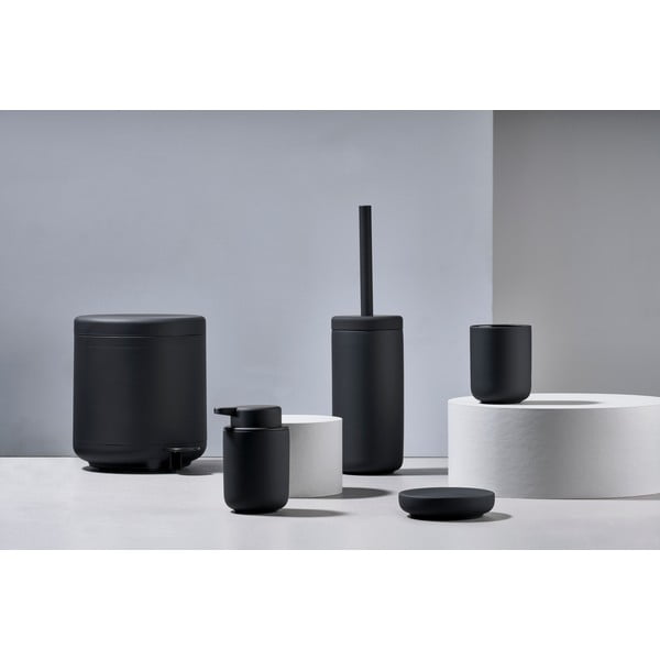 Crna porculanska posuda za sapun Zone Ume-image-4