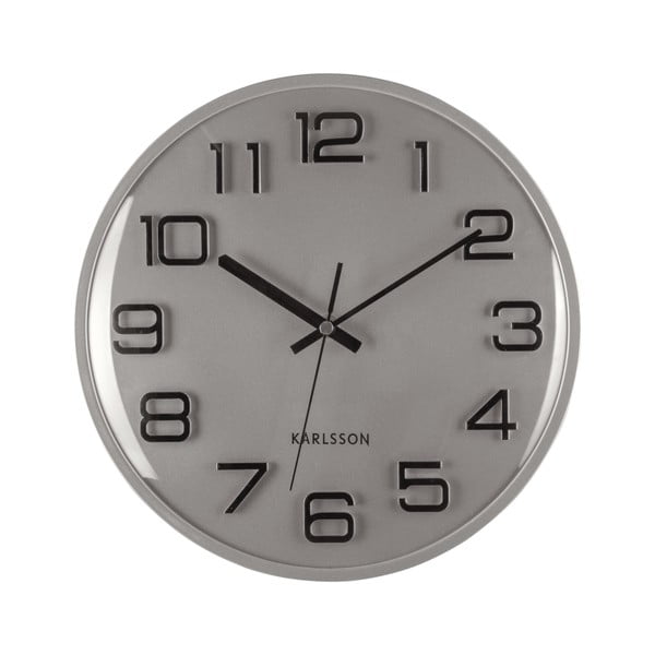 Zidni sat ø 30,5 cm 3D Numbers – Karlsson