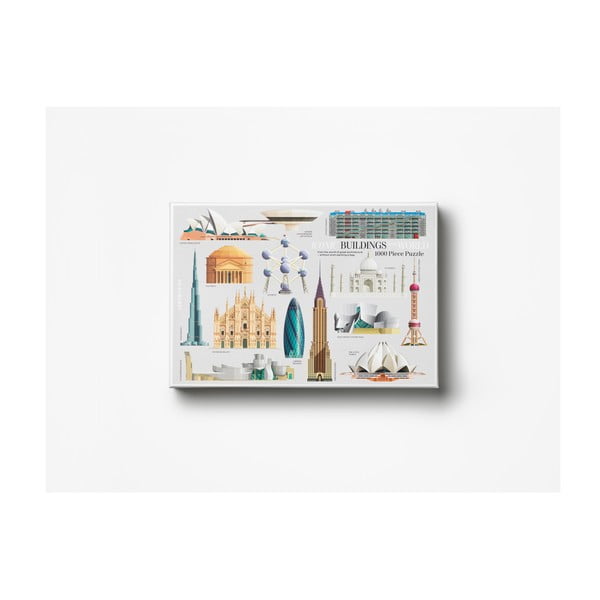 Puzzle (broj komada 1000 kom) Iconic Buildings – Printworks-image-1