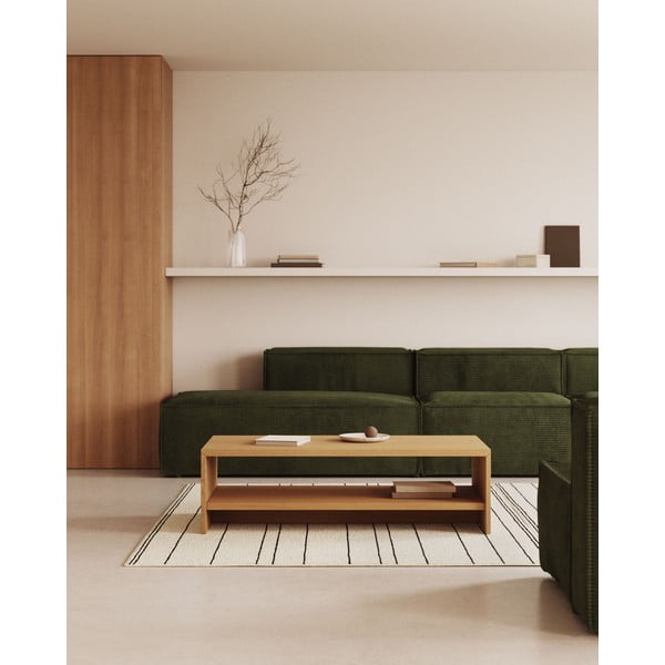 Stolić za kavu u dekoru hrasta u prirodnoj boji 60x120 cm Abilen – Kave Home-image-1