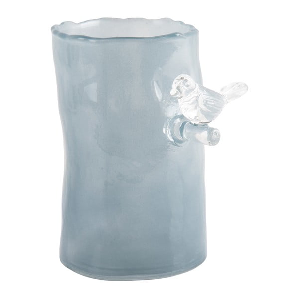 Plava staklena vaza (visina 15 cm) Bird On Branch – PT LIVING-image-3