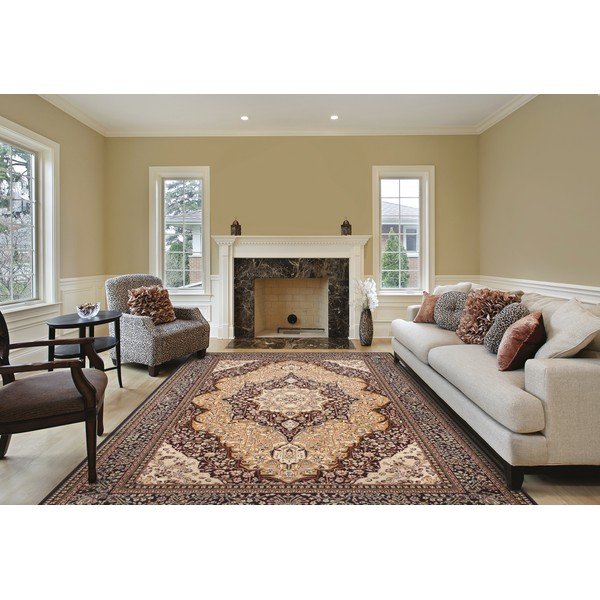 Narančasti vuneni tepih 160x240 cm Charlotte – Agnella-image-1