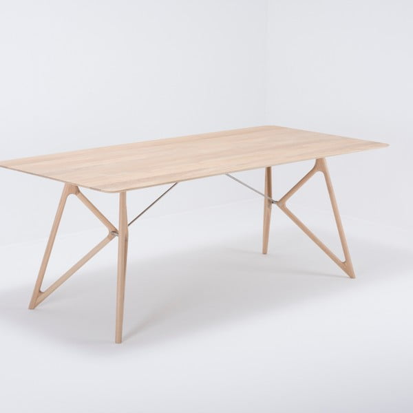 Blagovaonski stol od punog hrasta Gazzda Tink, 200 x 90 cm
