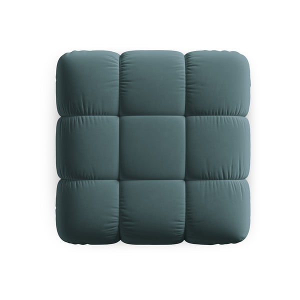 Petrolej zeleni baršunast modularni tabure Bellis – Micadoni Home-image-4
