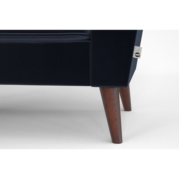 Tamnoplavi baršunasti kauč My Pop Design Auteuil-image-1