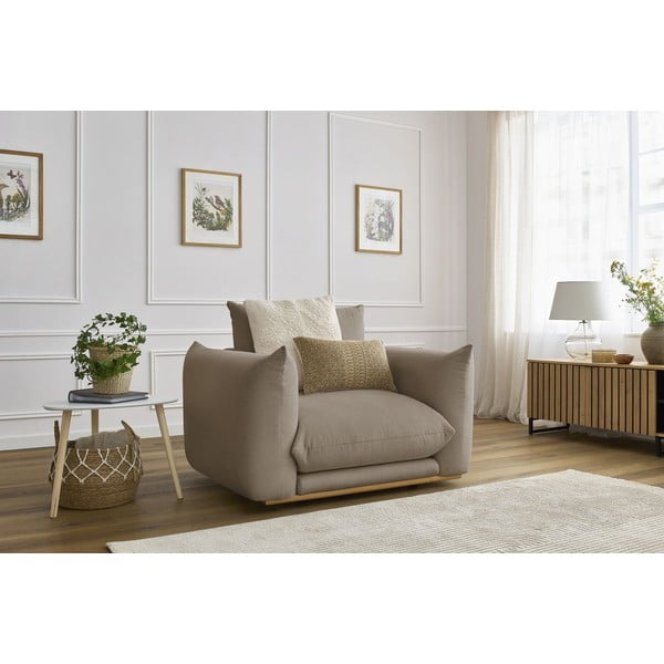 Bež fotelja Ernest – Bobochic Paris-image-1