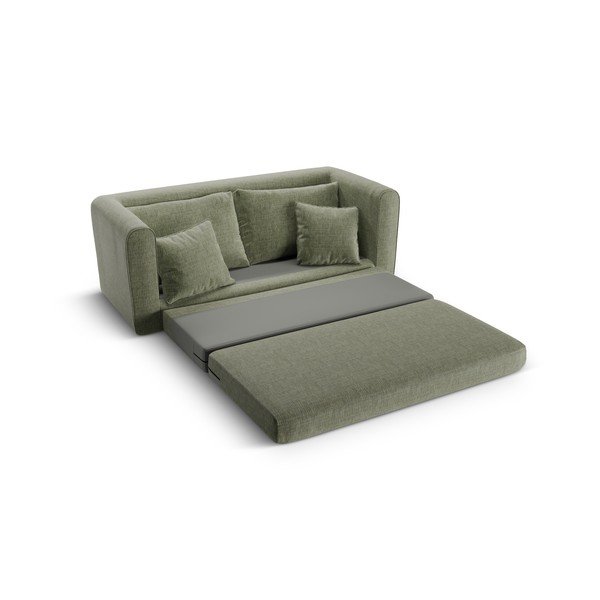 Zelena sklopiva sofa 158 cm Lido – Micadoni -image-4
