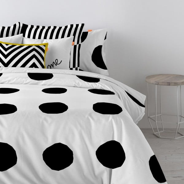 Pamučna navlaka za jorgan Dot Blanc, 140 x 200 cm-image-2