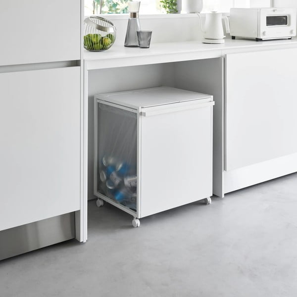 Bijela metalna kanta za smeće za odvojeni otpad Tower – YAMAZAKI-image-4