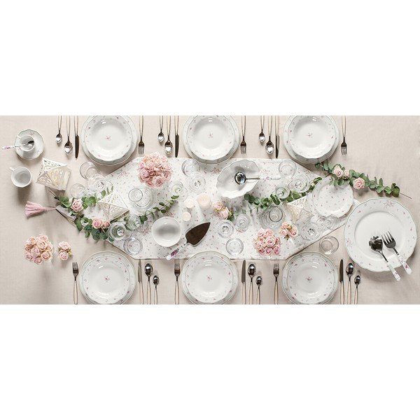 Bijela porculanska posuda za šećer Brandani Nonna Rosa-image-1