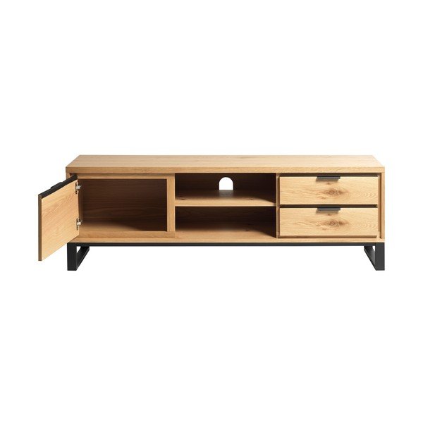 TV stol u dekoru hrasta 170x55 cm Livorno - Unique Furniture-image-3