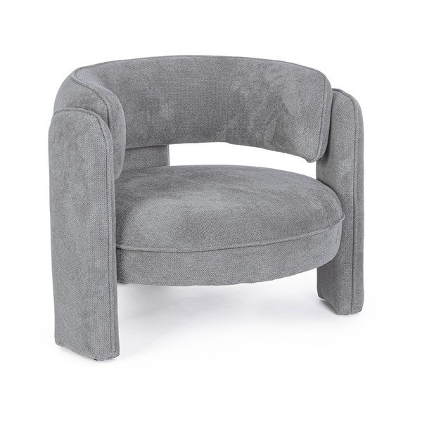 Siva fotelja Aisha – Bizzotto