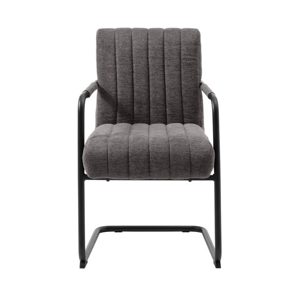 Tamno siva blagovaonska stolica Trout – Unique Furniture-image-1