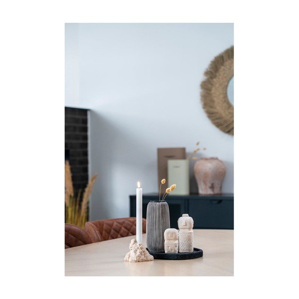 Crno-bijela kamena vaza (visina 20 cm) – House Nordic-image-2