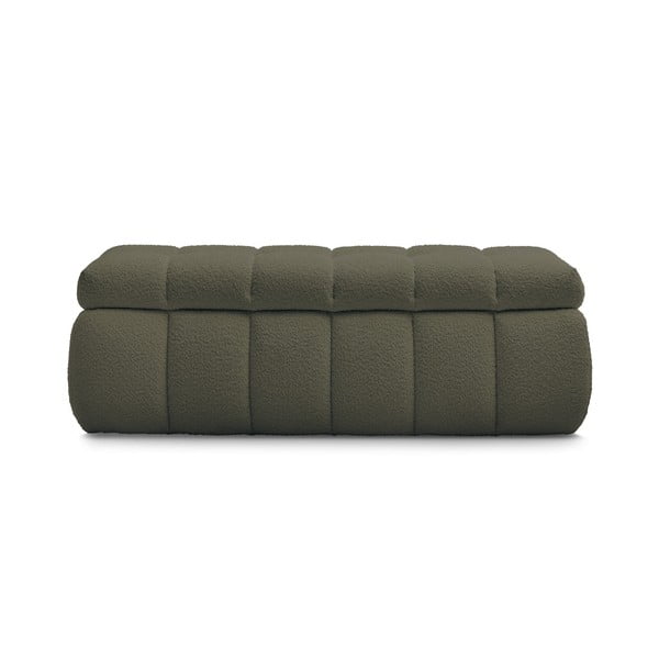 Zelena klupa od bouclé tkanine Mont Blanc – Bobochic Paris-image-2