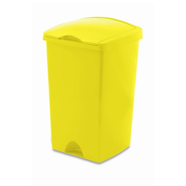 Žuta kanta za otpad s poklopcem Addis Lift, 50 l