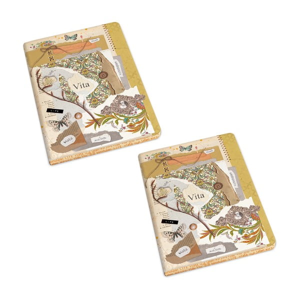 A6 bilježnice u setu 192 stranica 2 kom Vita – Kartos-image-1