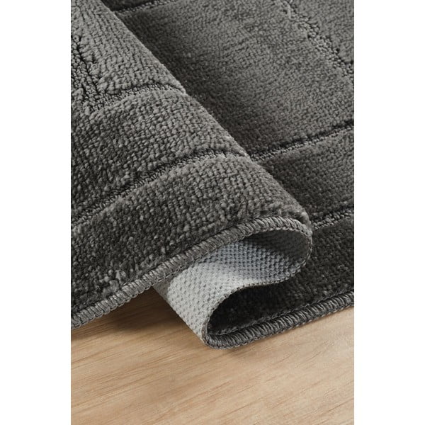 Antracitno sive kupaonske prostirke u setu 2 kom 50x80 cm Cerceve – Foutastic-image-2