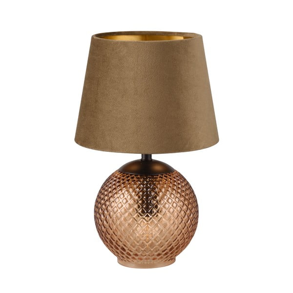 Stolna lampa u brončanoj boji (visina 29 cm) Jonna – Trio