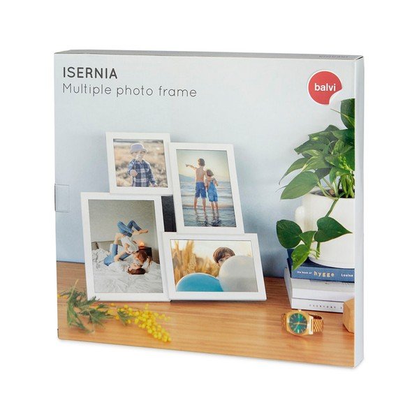 Bijeli okvir za 4 fotografije Balvija Isernije-image-1