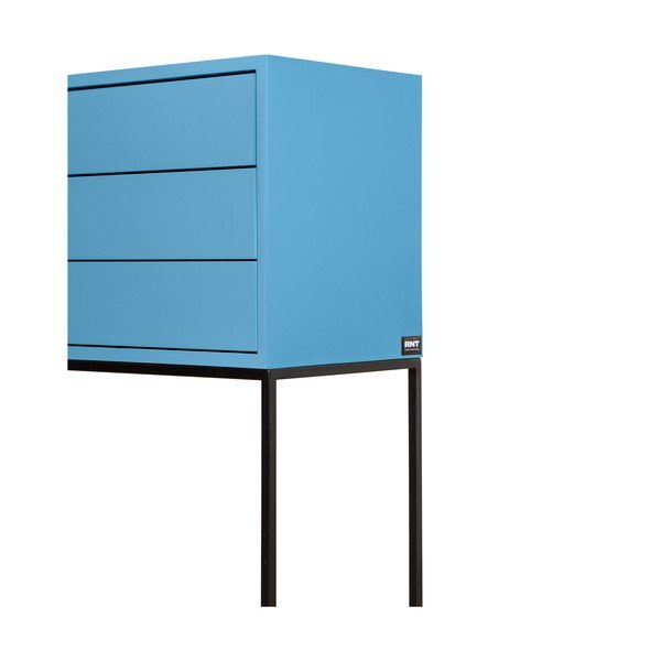 Svijetlo plava niska komoda 113x88,5 cm Scott – Really Nice Things-image-3