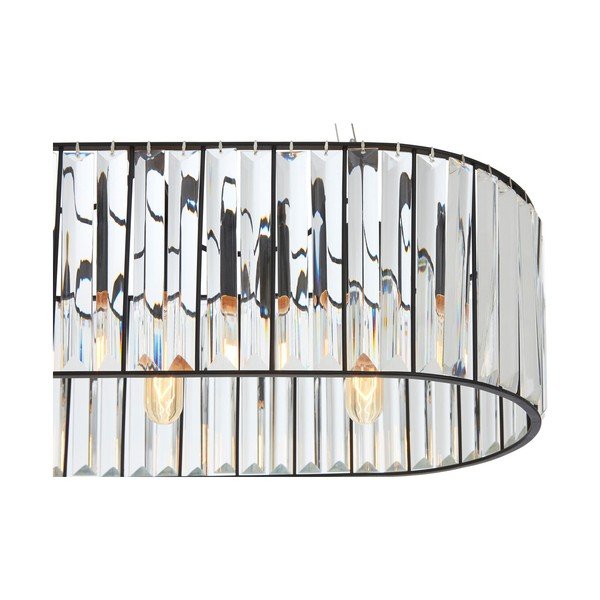Metalna viseća svjetiljka sa staklenim sjenilom Akiko – Premier Housewares-image-4