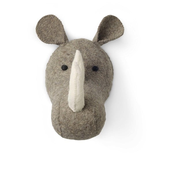 Dekoracija od vune u obliku životinje Lisica nosorog