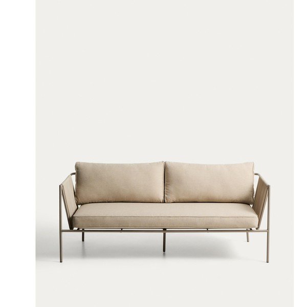 Bež podstavljena vrtna sofa Zivia – Kave Home-image-4