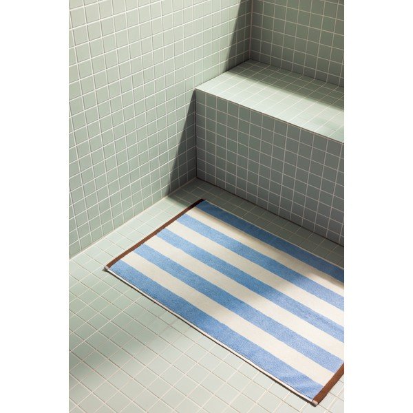 Plava tekstilna kupaonska prostirka 50x80 cm Gobo – noo.ma-image-2