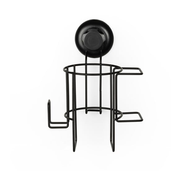 Crni zidni nosač za sušilo za kosu Compactor Bestlock-image-4